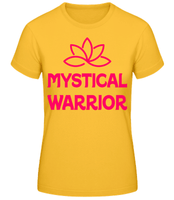 Mystical Warrior - Women's Basic T-Shirt - Golden yellow - Front