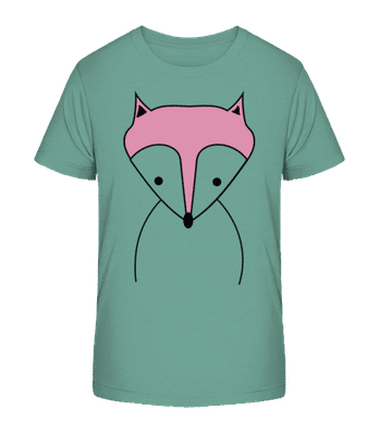 Renard Mignon - T-shirt bio Enfant Stanley Stella 2.0 - Bleu vert - Devant