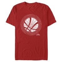 Marvel - Doctor Strange - Logo Sanctum Sanctorum Icon White - Men's T-Shirt - Red - Front