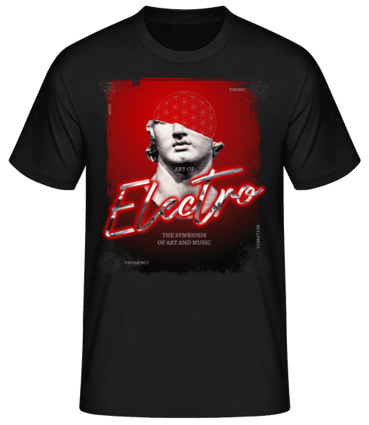 Aperçu: The Art Of Electro - T-shirt standard Homme - Noir - Devant