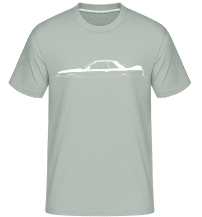 'Nissan Skyline GTS-R (R31)' Silhouette - Shirtinator Men's T-Shirt - Mint Green - Front