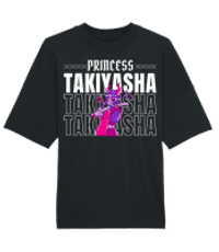 Takiyasha - Unisex Bio Oversize T-Shirt Stanley Stella 2.0 - Schwarz - Vorne