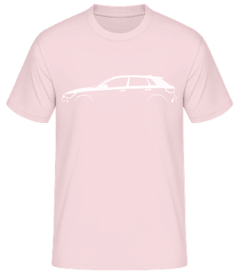 'Audi A3 Sportback (8Y)' Silhouette - Männer Basic T-Shirt - Rosa - Vorne