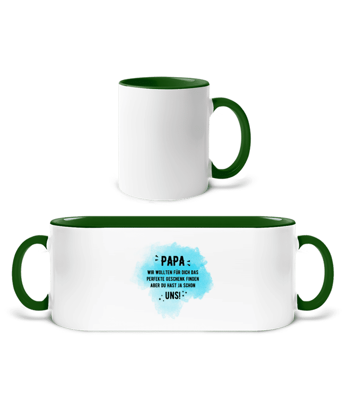 Weiß / Flaschengrün