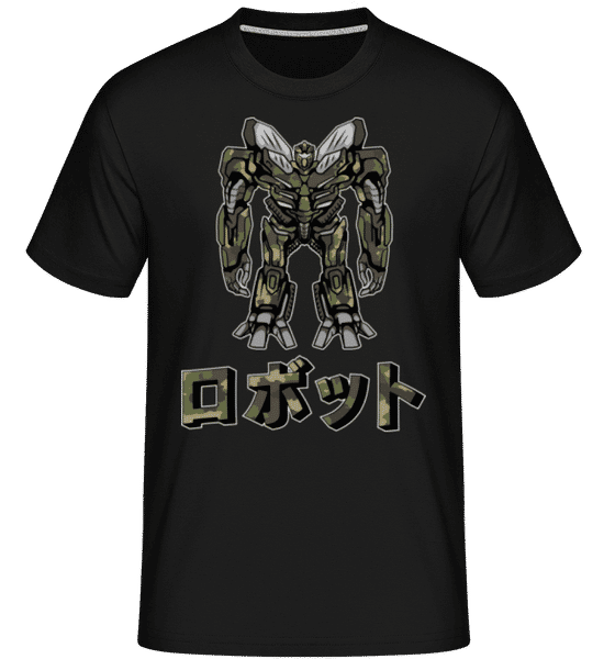 Aperçu: Robotto -  T-Shirt Shirtinator homme - Noir - Devant