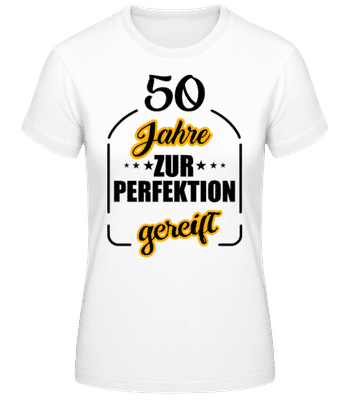 50 Jahre Gereift - Frauen Basic T-Shirt - Weiß - Vorne