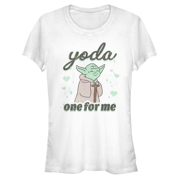 Aperçu: Star Wars - Yoda One Cute - Femme T-shirt - Blanc - Devant