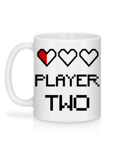 Aperçu: Player Two - Mug en céramique blanc - Blanc - Derrière