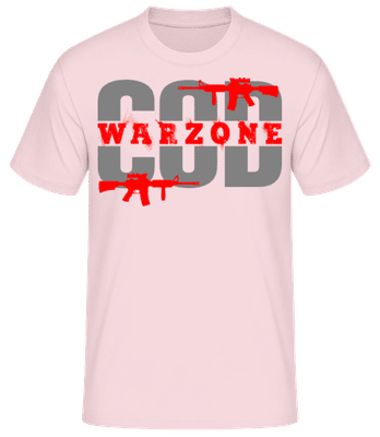 Call Of Duty Warzone - Camiseta básica para hombre - Rosa - delante