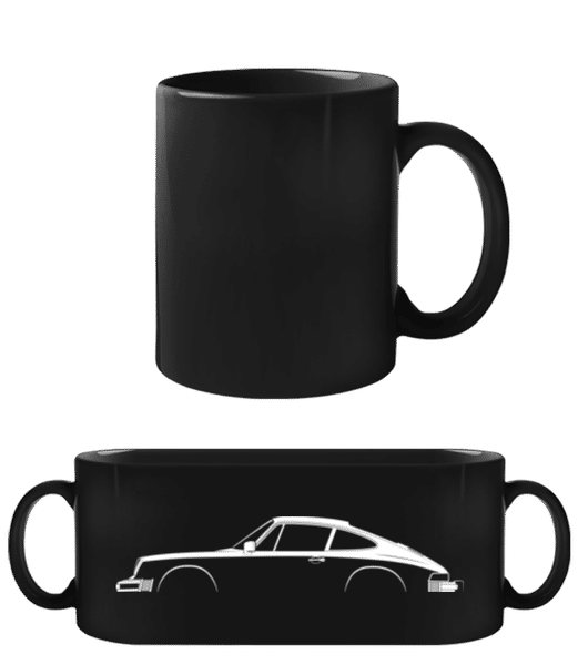 Preview: 'Porsche 911 Car.3.2 Coup.' Silhouette - Black Mug - Black - Front