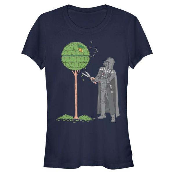 Vorschau: Star Wars - Darth Vader Death Star Bush - Frauen T-Shirt - Marine - Vorne