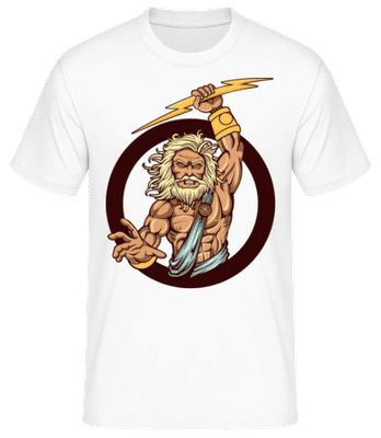 Zeus - Pánské basic tričko - Bílá - Napřed