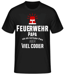 Cooler Feuerwehr Papa Weiß · Männer Basic T-Shirt