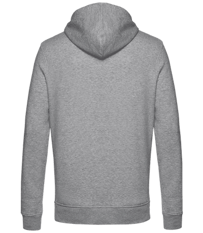 Sudadera orgánica unisex con cremallera B&C - Gris moteado - detrás