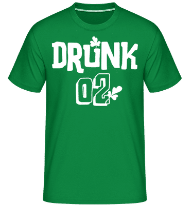 Drunk 02 -  Shirtinator Men's T-Shirt - Kelly green - Front