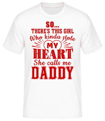 She Calls Me Daddy - T-shirt standard Homme - Blanc - Devant