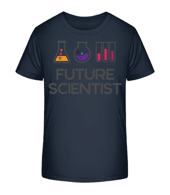 Future Scientist - Kid's Organic T-Shirt Stanley Stella 2.0 - Navy - Front
