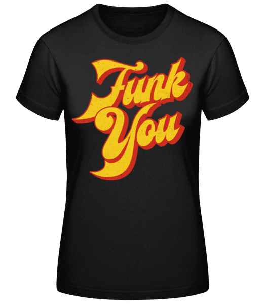 Aperçu: Funk You - T-shirt femme B&C - Noir - Devant