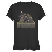 Star Wars - The Mandalorian - Boba Fett Throne Of Fett - Mujeres Camiseta - Negro - delante