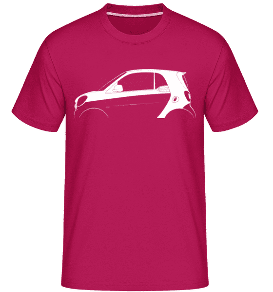 Preview: 'Smart Fortwo (C453)' Silhouette - Shirtinator Men's T-Shirt - Magenta - Front