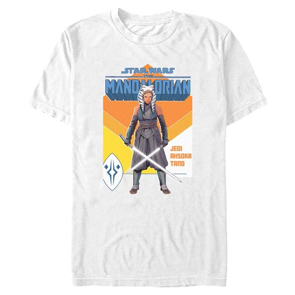Aperçu: Star Wars - The Mandalorian - Ahsoka Jedi Tano - Homme T-shirt - Blanc - Devant