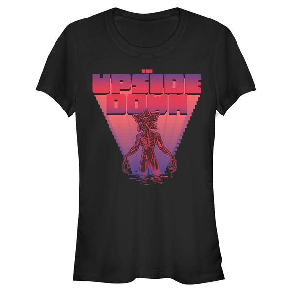 Aperçu: Netflix - Stranger Things - Demogorgon Arcade Monster - Femme T-shirt - Noir - Devant