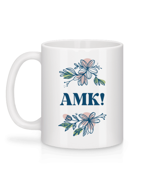 Vorschau: AMK - Tasse - Weiß - Hinten