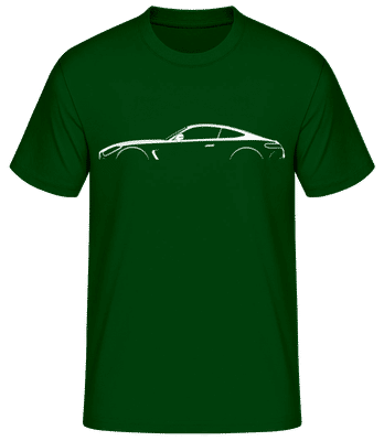 'Mercedes-AMG GT 63 C192' Silhouette - Men's Basic T-Shirt - Bottle green - Front
