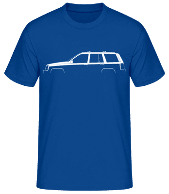 'Jeep Grand Cherokee (ZJ)' Silhouette - Men's Basic T-Shirt - Royal blue - Front