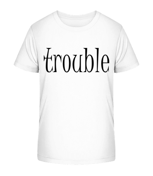 Aperçu: Trouble Makers Partner - T-shirt bio Enfant Stanley Stella 2.0 - Blanc - Devant