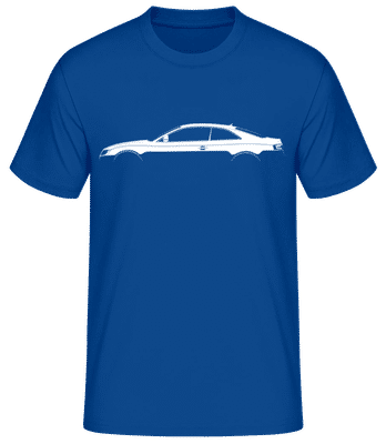 'Audi A5 8F' Silhouette - T-shirt standard Homme - Bleu royal - Devant