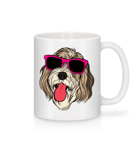 Aperçu: Bernedoodle - Mug en céramique blanc - Blanc - Devant