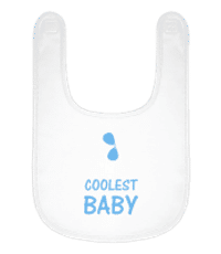 Coolest Baby - Bio bryndáček pro miminka - Bílá - Napřed