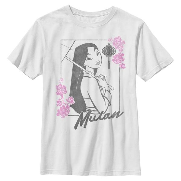 Disney - Mulan - Mulan Pretty - Enfant T-shirt - Blanc - Devant
