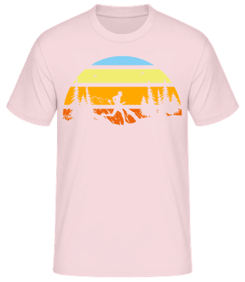 Mountain Run - Pánske basic tričko - Ružová - Predné