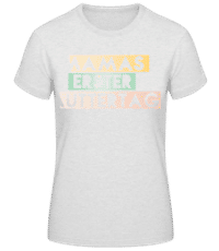 Mamas Erster Muttertag 1 - Frauen Basic T-Shirt - Grau meliert - Vorne