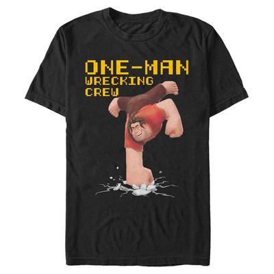 Disney - Wreck-It Ralph - Ralph Wrecking Crew - Men's T-Shirt - Black - Front