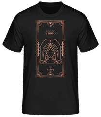 Art Deco Zodiac Sign Virgo · Men's Basic T-Shirt