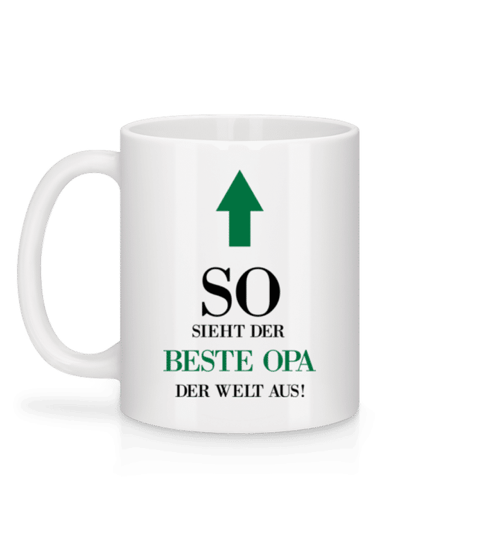 Vorschau: Der Beste Opa Der Welt - Tasse - Weiß - Hinten