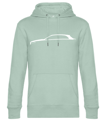 'Mercedes-AMG A 45 (W177)' Silhouette - Sweat à capuche standard homme - Menthe verte - Devant