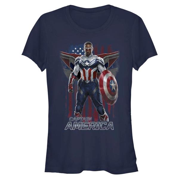 Marvel - Falcon et le soldat de l'hiver - Captain America Shield Cap Logo - Femme T-shirt