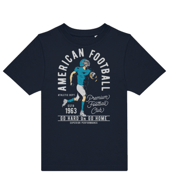 American Football Runner - T-shirt enfants B&C - Bleu marine - Devant