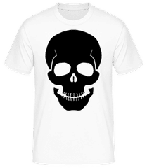 Skull Black · Männer Basic T-Shirt