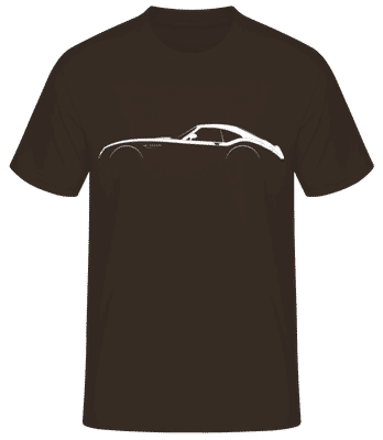 'Wiesmann GT MF4' Silhouette - T-shirt standard Homme - Marron - Devant