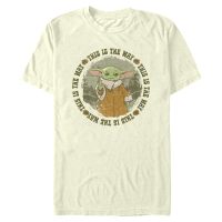 Star Wars - The Mandalorian - The Child Conservation is the Way - Men's T-Shirt - Cream - Front