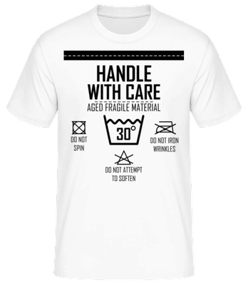 Handle With Care 30 - T-shirt standard Homme - Blanc - Devant