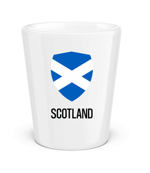 Aperçu: Scotland - Verre à shot - Blanc - Devant