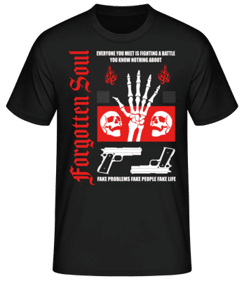 Forgotten Soul - Men's Basic T-Shirt - Black - Front