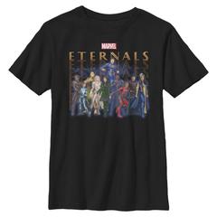 Marvel - Eternals - Photo de groupe Eternals Group Repeating - Enfant T-shirt