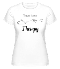 Travel Is My Therapy ·  T-shirt Shirtinator femme